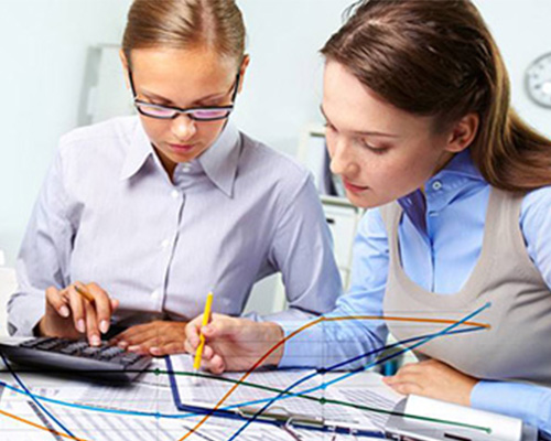 財務清算素材圖